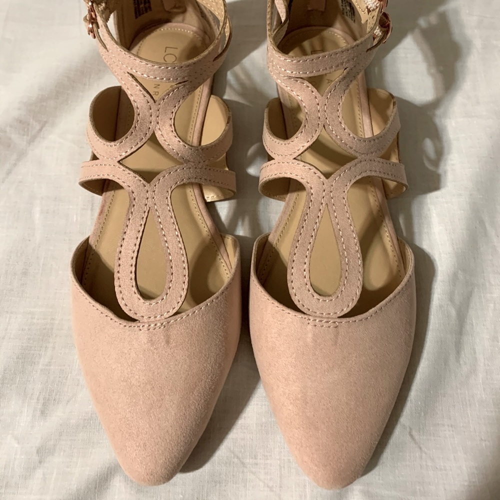 Lauren Conrad Macaroon Blush flats